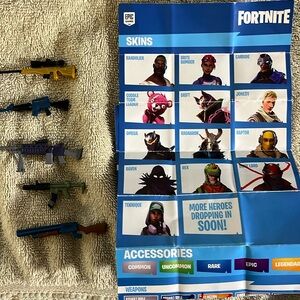 Fortnite weapons 5 different rifles